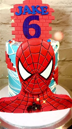 Spectacular Spider-Man 3D Birthday Cake Creation