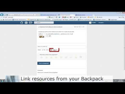 Edmodo student training: How to turn in assignments
