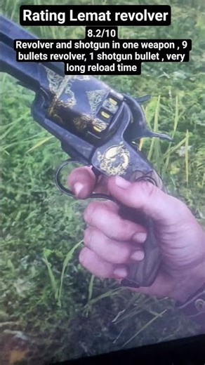 lemat revolver #rdr2