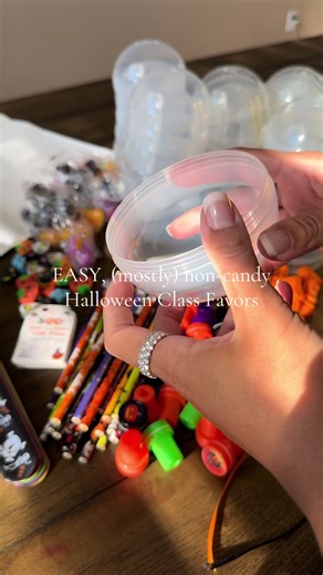 Quick non-candy Halloween favors comfort meal ready in minutes