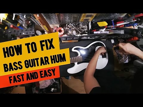 How to Fix Bass guitar Hum fast and Easy