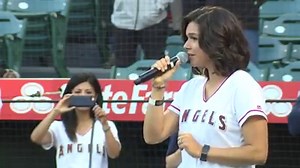92K views · 1.5K reactions | Belen De Leon killed it! Our very own meteorologist Belen sang the national anthem for NBC4 Night at Los Angeles Angels Stadium right before they took on the Royals. We're proud of you! And P.S. We see you, Hetty Chang! Always getting those social media moments. | NBC LA | Facebook