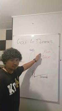 Golf 4 DUMMIES (shot shapes) #shorts #golf #golfer