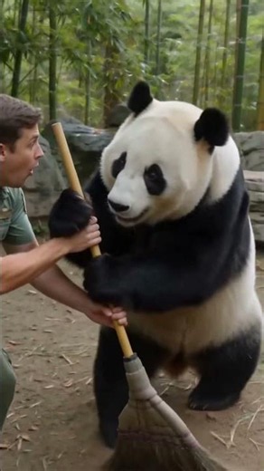 Panda Took The Job… And Made It Worse 😭🐼