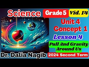 Science Grade 5 Unit 4 Concept 1 Lesson 4 Pull & Gravity Around Us ساينس خامسة ابتدائي ترم تاني