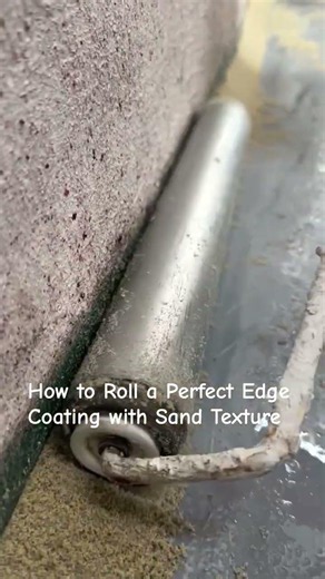 How to Roll a Perfect Edge Coating with Sand Texture