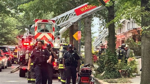 Basement fire in Northeast DC displaces 4 people, caused by lithium-ion battery