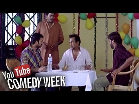 Dhee Telugu Movie - Brahmanandam Drunk Comedy Scene (Vishnu Manchu , Genelia D'Souza )