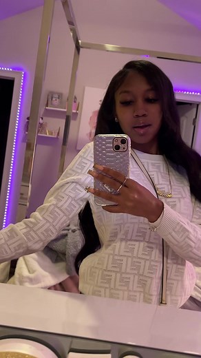 Stylish Mirror Selfies in a Bedroom Setting