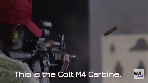 Slow Motion Video of an M4 Carbine in Action