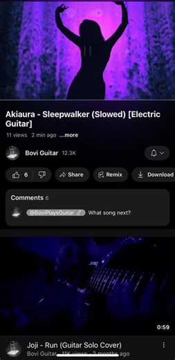 Highly requested slow version #guitartok #guitar #sleepwalker #cover #guitarcover #edit