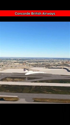 Concorde pilot's insane low pass at the airport #aviation #shorts