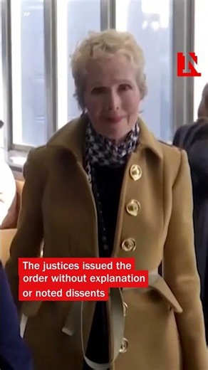 Supreme Court Rejects Trump's Bid To Overturn E. Jean Carroll Verdict