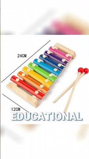 🎶 Baby Music Toys – Wooden Handbell Fun for Little Musicians! 🥁✨