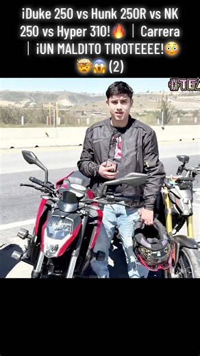 Duke 250 vs Hunk 250R vs NK 250 vs Hyper 310 – Carrera comparativa 250-310