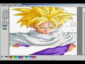 Gohan SSJ - Ms paint Drawing