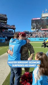99K views · 1.9K reactions | The Titans helped Master Sergeant Christopher Sizemore with an emotional surprise for his family after a long deployment 凉 | Tennessee Titans | Facebook