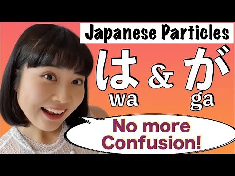 No more confusion! Particle は(wa) and が(ga) | 日本語の助詞