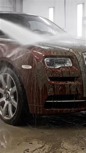 ASMR Car Restoration! Full Restoration 2014 Rolls-Royce Wraith to Looking New #Shorts #ytshorts