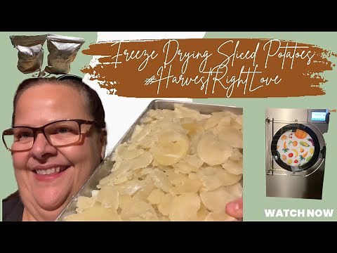 Quick And Easy Freeze Dried Potatoes At Home #HarvestRightLove