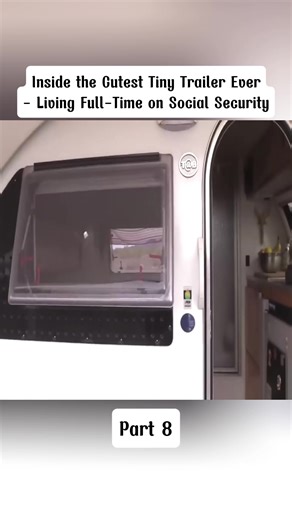 Inside the Cutest Tiny Trailer Ever - Living Full-Time on Social Security #RVLife #VanLife #CheapRVLiving #part8