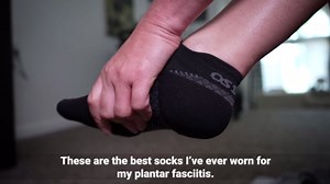 OrthoSleeve FS4 Orthotic Plantar Fasciitis Socks For Men & Women, Compression Socks for Plantar Fasciitis Relief & Achilles Tendonitis Support
