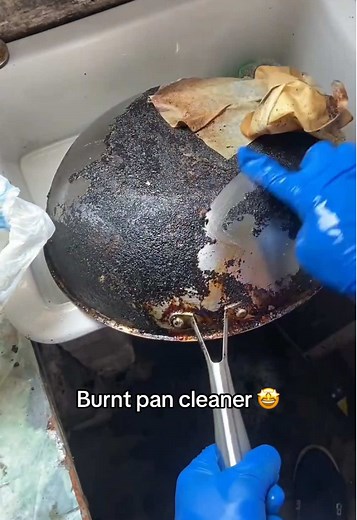 Effective Burnt Pan Cleaner Life Hack