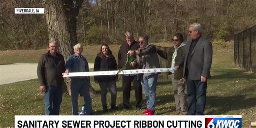 Ribbon cutting held for sanitary sewer project