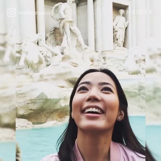 Throwing a coin in the Trevi Fountain means you’ll return someday