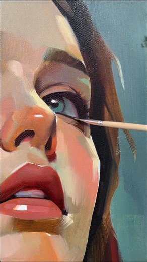 Alpay Efe on Instagram: "I can’t wait to show you the full painting! It’s my favorite painting of the year and it turned out so much better than I even hoped it would 😍😁… can you guess the character?"