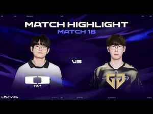 DK vs GEN | 매치 18 하이라이트 | 2026 LCK