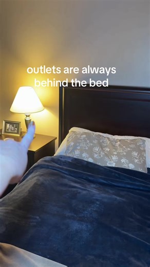 Flat Outlet Plug with Extensions for Easy Access