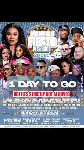 Re count di hour now♡♡Are kopaneng Manyalo fiesta bosasa gola Baroka Stadium kua Lebowakgomo.@Pleasure tša manyalo @Tiisetso swafo @The real Ezrah Moropodi @ditirotxamanyalo @shandesh PSR @Natiey Lepakania @Clement Maosa @Mapula Monyepao @Karabo Skyvo Tladi @Smonamonane @LeparaGadi @Hunadi_theHost #fyp #influencers #pedihun❤🇿🇦 #pleasuretsamanyalo😍😍 #manyalofiesta2025