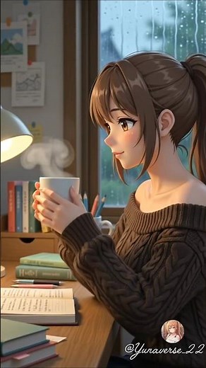 ☔ Rainy Day Study Session 📚✨ | Cozy Study With Me | ASMR | ‪@Yunaverse_22‬