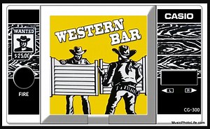 Western Bar Casio Handheld Game 1984, Now on Android and iOS