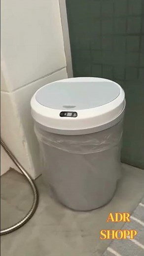 DICA DE DECORAÇÃO: Prática, linda e tecnológica! - Lixeira Automática Redonda 12 Litros com Sensor