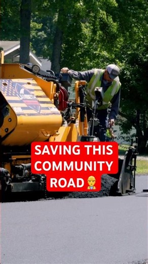 Why You Should Never Ignore a Sinking Road #construction #asphaltpaving