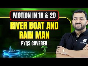 River Boat and Rain Man | Relative Motion | Kinematics | JEE 2027 | MathonGo