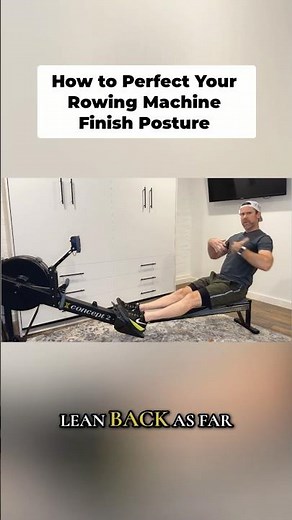 Rowing Machine - Master Core Control at the Finish for Perfect Form