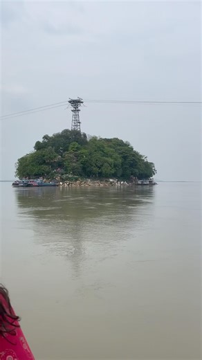 Smallest river island in the world #umananda Assam #shortsfeed #shortvideo