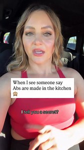 Rest assured, you don't get a 6 pack in the kitchen 🤪 #functionalhealth #abs | Lizzie Ens