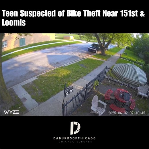 73K views · 155 reactions | A neighbor is warning residents near 151st and Loomis after a teen was caught on camera allegedly stealing a bike from their front yard around 7:40 a.m. Monday | My Life In The Chi | Facebook