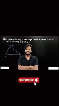 Reflection Property of Vertices about Angle Bisector | JEE Maths Trick