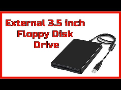 Portable External Floppy Disk Drive Unboxing and How to Use