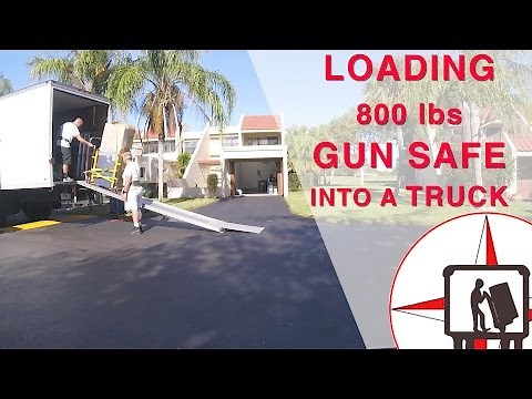 HOW TO LOAD AND MOVE A 800 POUND GUN SAFE