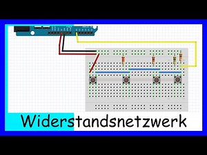 4 Taster mit nur einem Analogpin auslesen! ▪ Arduino Projekte #4