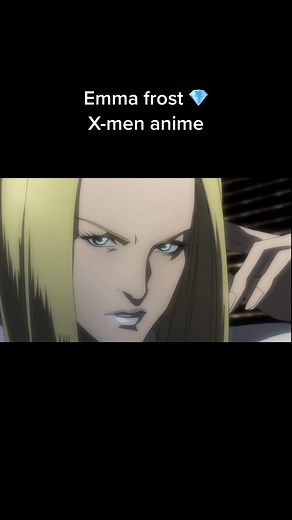 Emma frost X-men anime #marvel #emmafrost #xmenanime #xmen #omegalevelmutant #fyp #telepathy