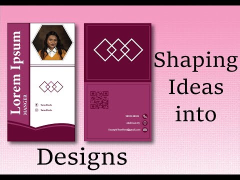 How to Design a Professional Visiting Card.