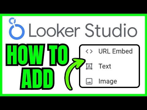 How To ADD IMAGES Or TEXT And LINKS On Looker Studio (QUICK & EASY) 2025