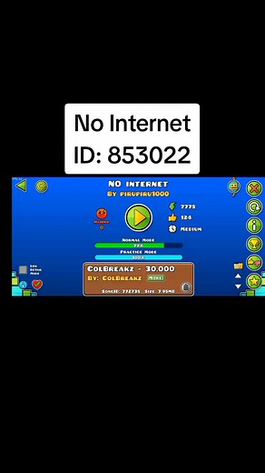 No Internet Geometry Dash Level Gameplay